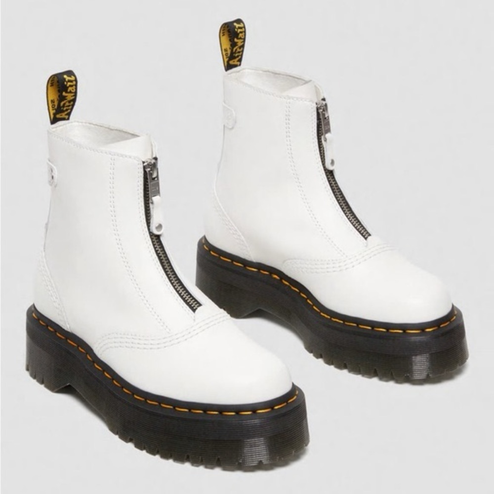 DR MARTENS Leather Jetta Booties